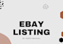 create and optimized your ebay motors listing, automotive seo